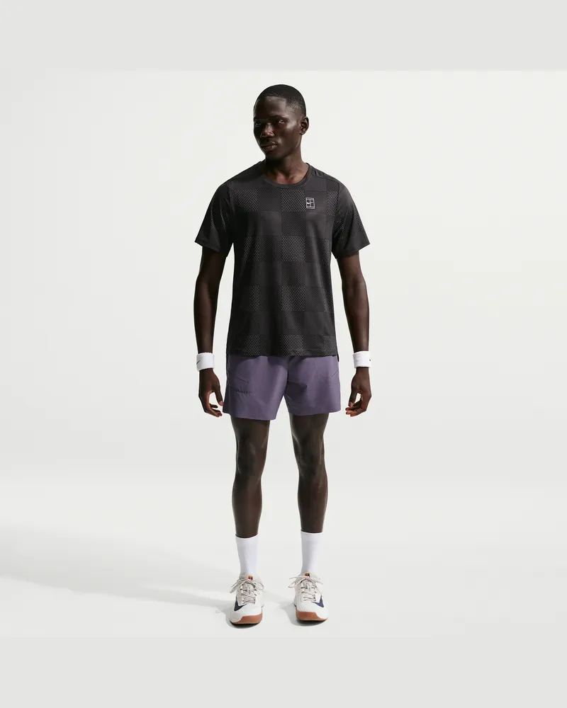 Nike Court Advantage Dri-FIT Tennisshorts (Herren, ca. 15,5 cm) - Lila Lila