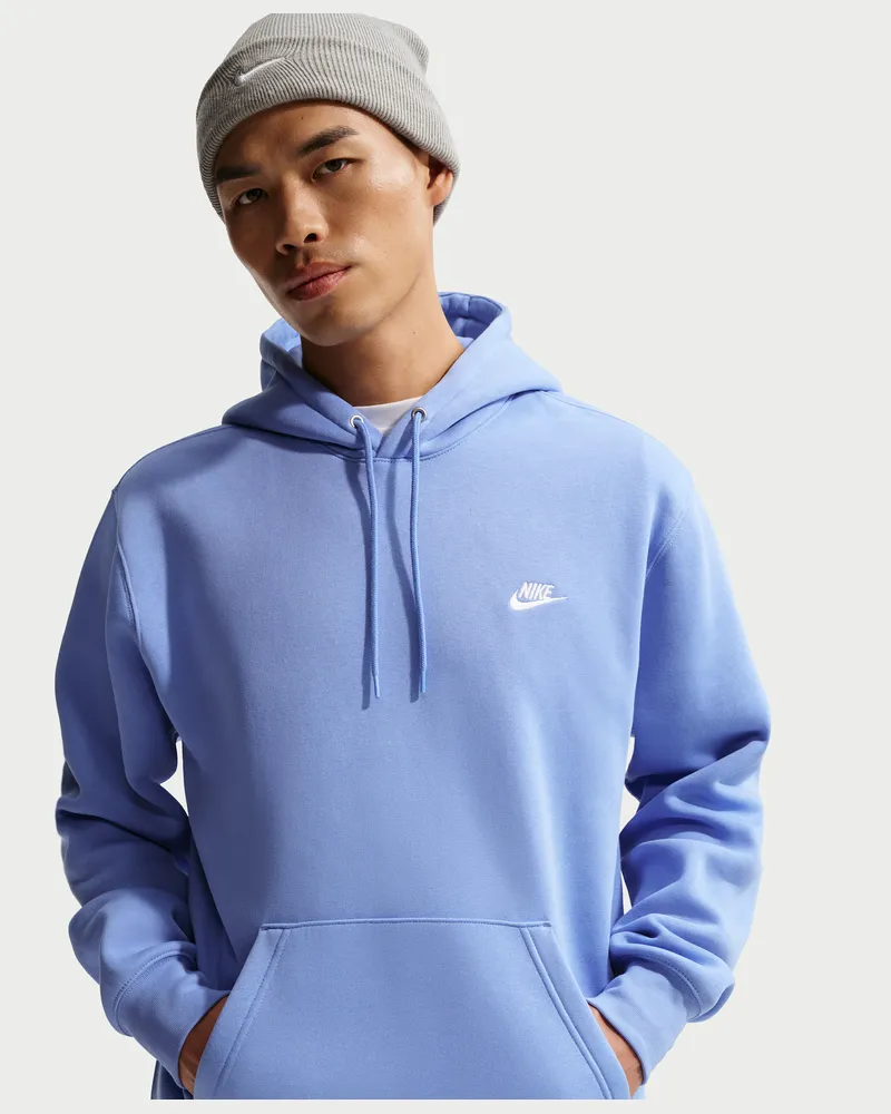 Nike Club Fleece-Hoodie (Herren) - Blau Blau