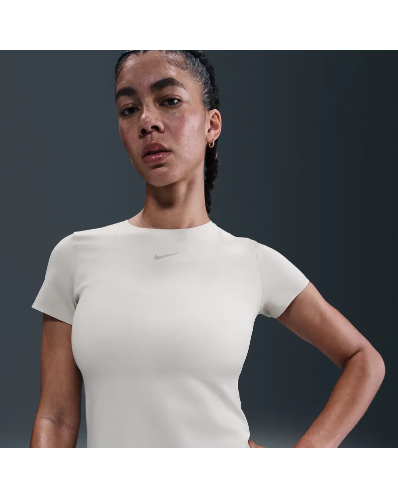Nike Form Kurzarmshirt (Damen) - Braun Braun