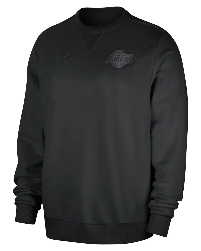 Nike Los Angeles Lakers Standard Issue  Dri-FIT NBA-Sweatshirt mit Rundhalsausschnitt für Herren - Schwarz Schwarz