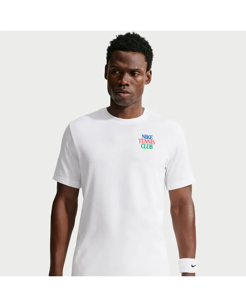 Nike Court Dri-FIT Tennis T-Shirt für Herren - Weiß Weiß