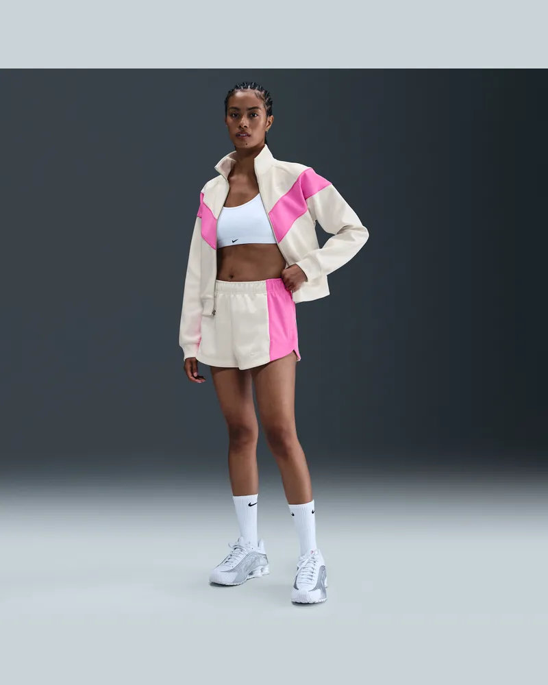 Nike Windrunner Shorts mit mittelhohem Bund (Damen, ca. 5 cm) - Weiß Weiß