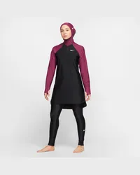 Nike Victory schmale Schwimm-Leggings mit durchgehendem Schutz für Damen - Schwarz Schwarz