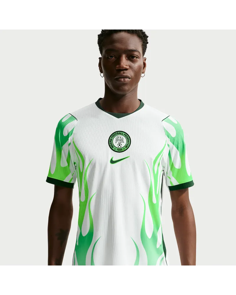 Nike Nigeria 2026 Auswärtsspiel  Aero-FIT authentisches Fußballtrikot (Herren) - Weiß Weiß