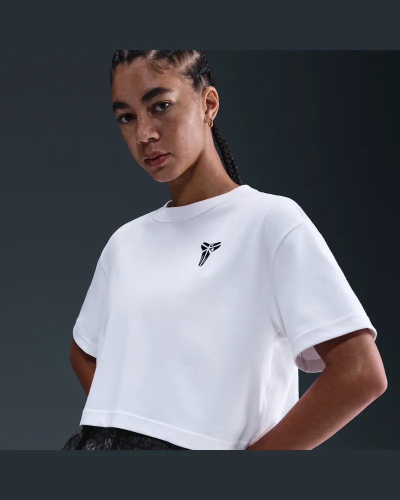 Nike Kobe Basketball-T-Shirt mit verkürztem Schnitt (Damen) - Weiß Weiß
