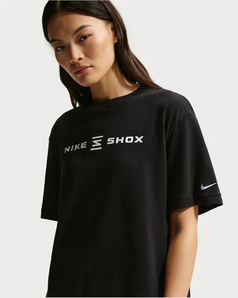 Nike T-Shirt mit Grafik für Damen - Schwarz Schwarz