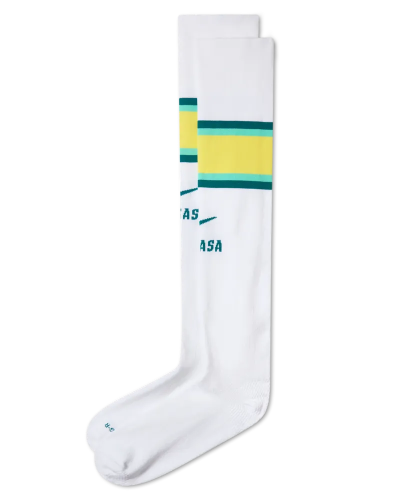 Nike Brasilien VaporFast Home  Dri-FIT ADV kniehohe Fußballsocken - Weiß Weiß