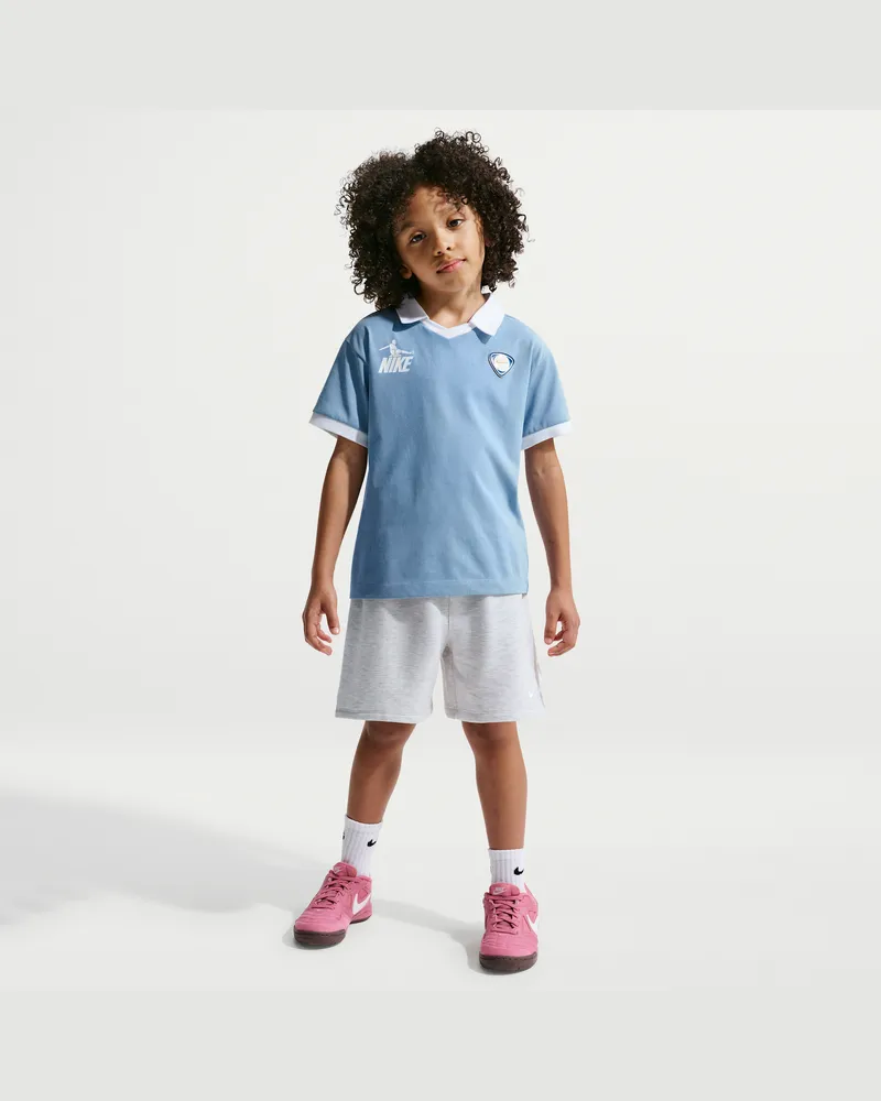 Nike Goal Mode Zweiteiliges French-Terry-Set mit Shorts (jüngere Kinder) - Grau Grau
