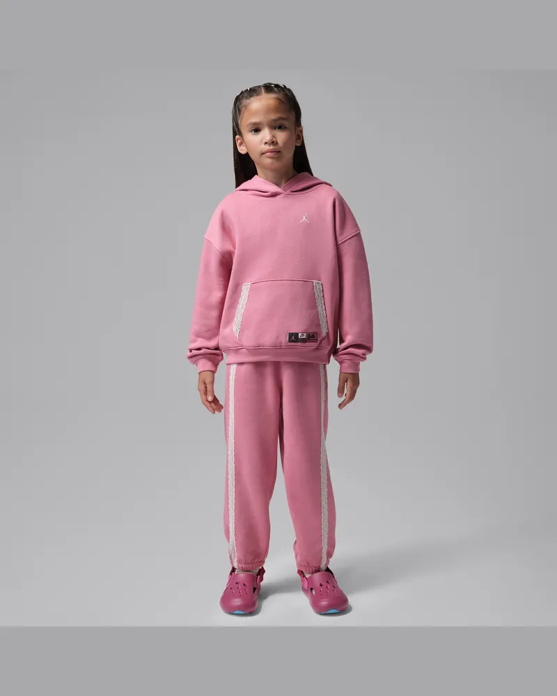 Jordan She's An All Star 2-teiliges Hoodie-Set (jüngere Kinder) - Pink Pink