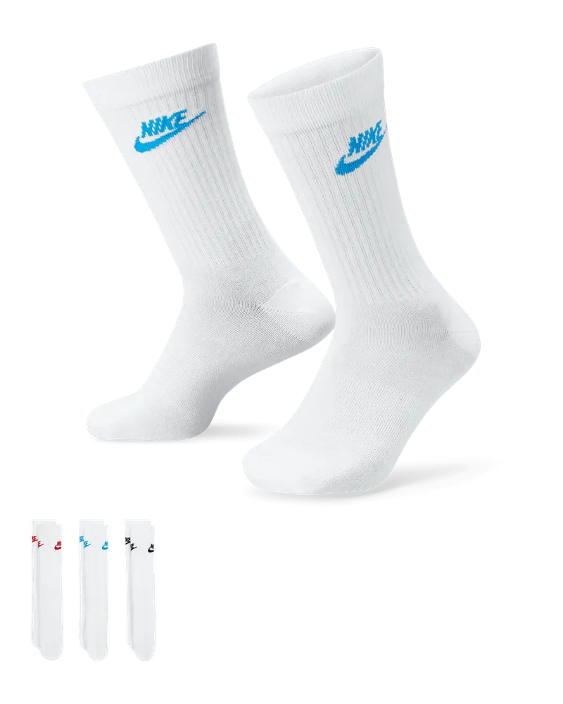 Nike Sportswear Everyday Essential Crew-Socken (3 Paar) - Multi-Color Multi-color
