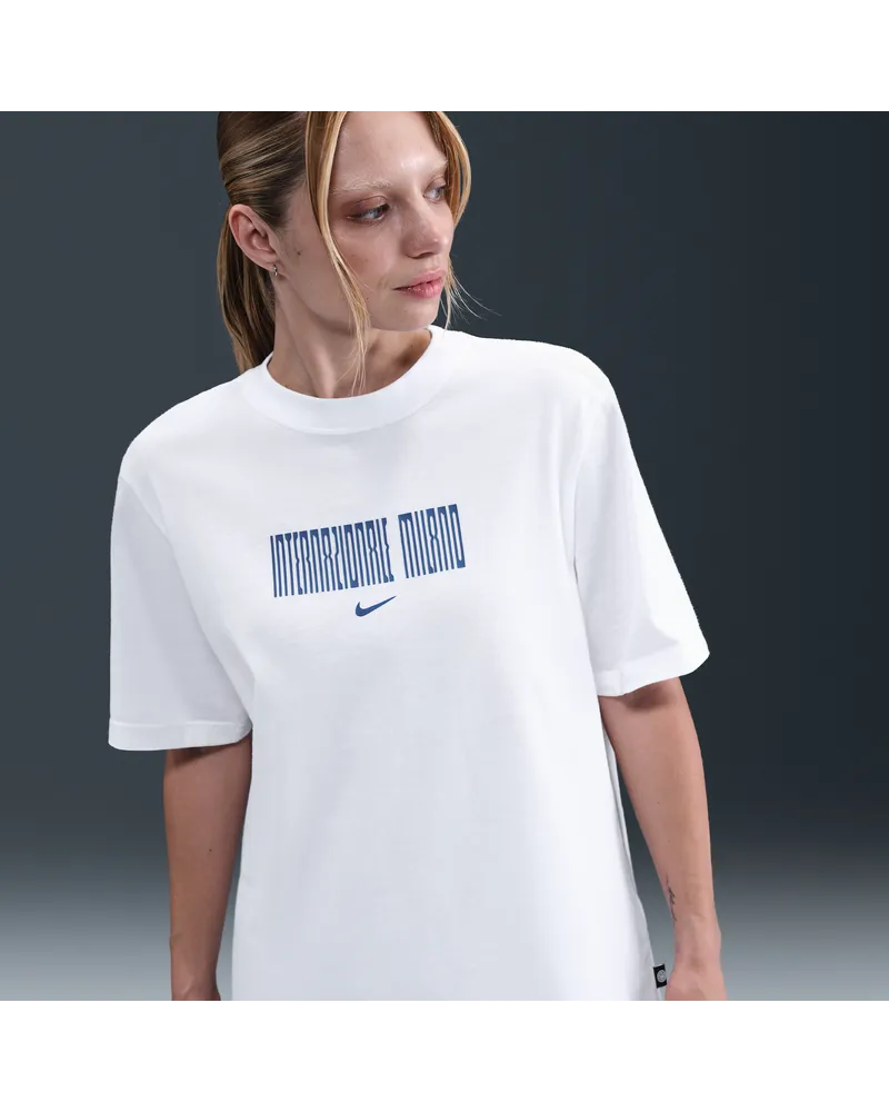 Nike Inter Mailand  Fußball-T-Shirt (Damen) - Weiß Weiß