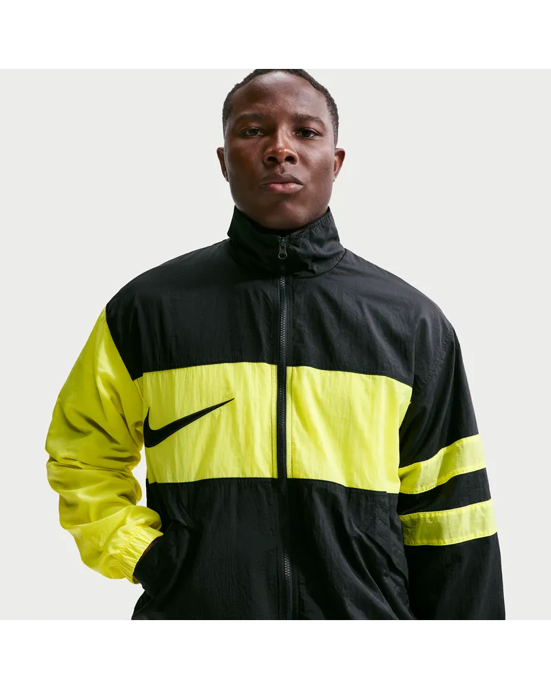 Nike i96 Repel Fußball-Trainingsjacke aus Webmaterial (Herren) - Schwarz Schwarz