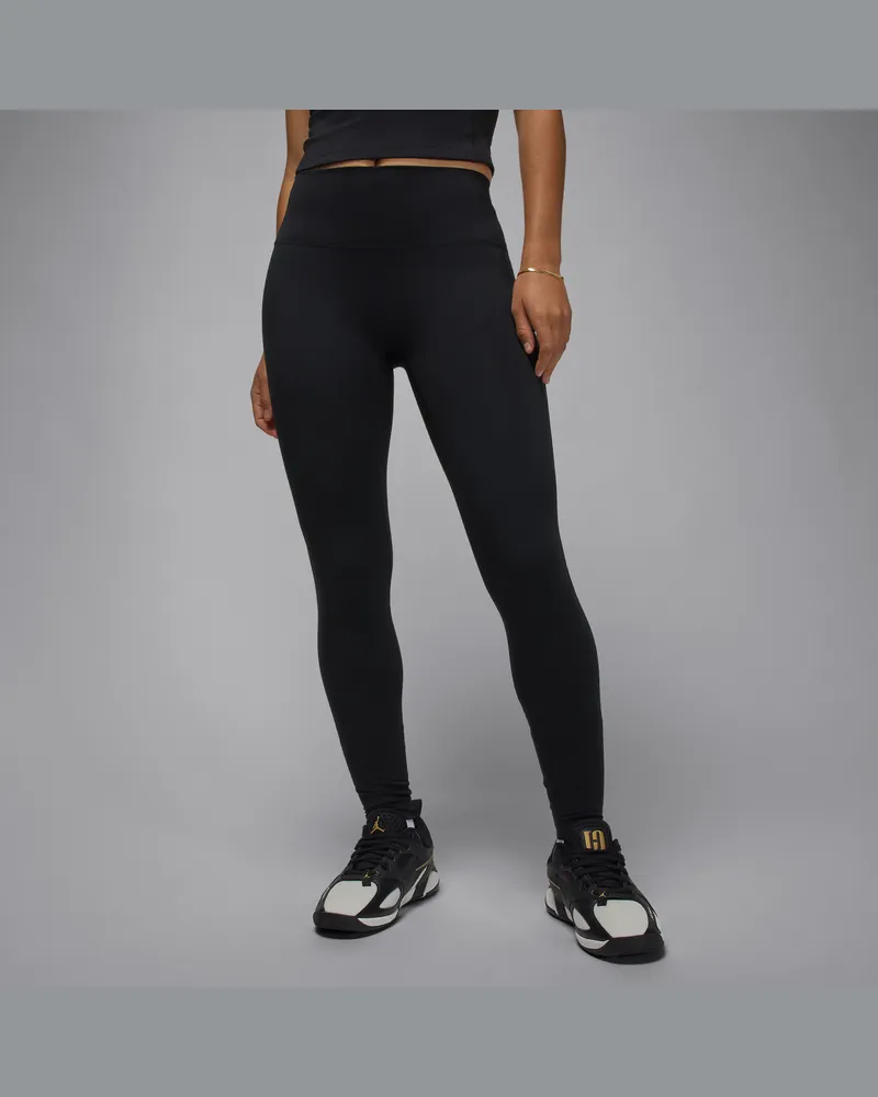 Jordan Sport Dri-FIT Leggings mit hohem Bund (Damen) - Schwarz Schwarz