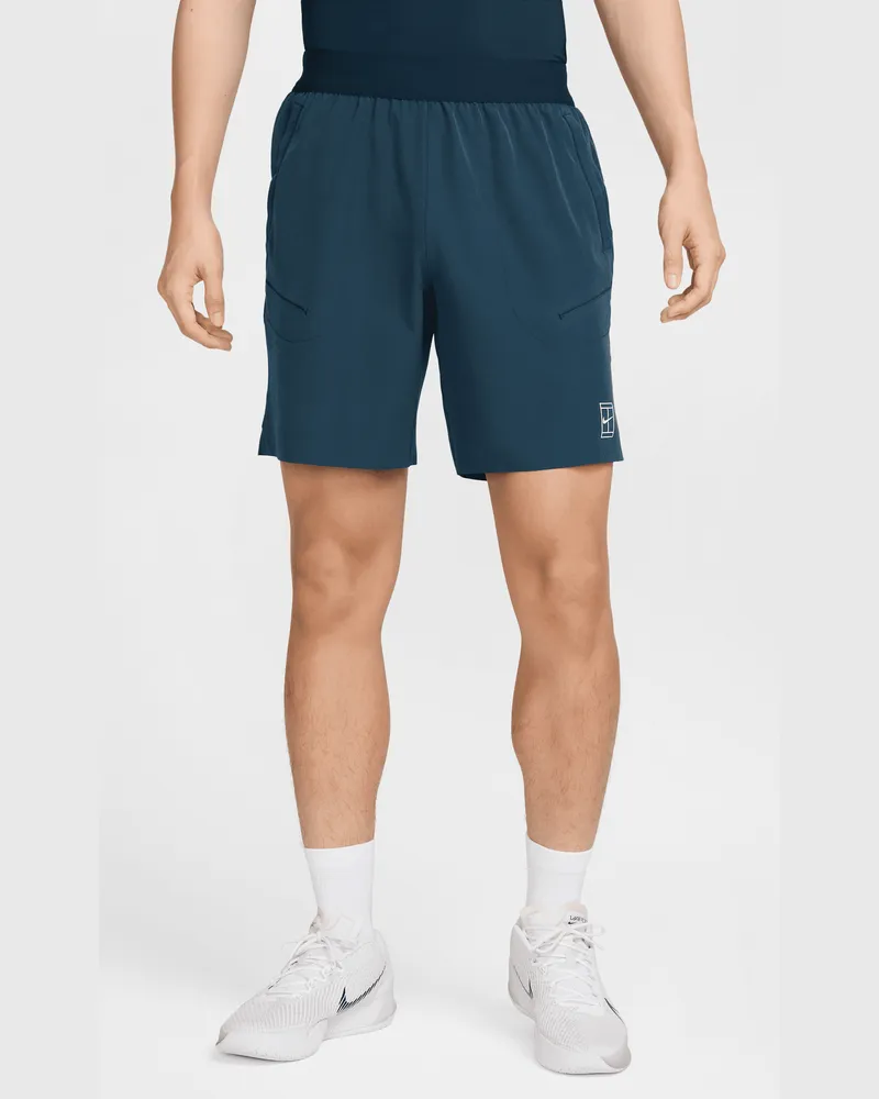 Nike Court Advantage Dri-FIT Tennisshorts (Herren, ca. 20,5 cm) - Blau Blau