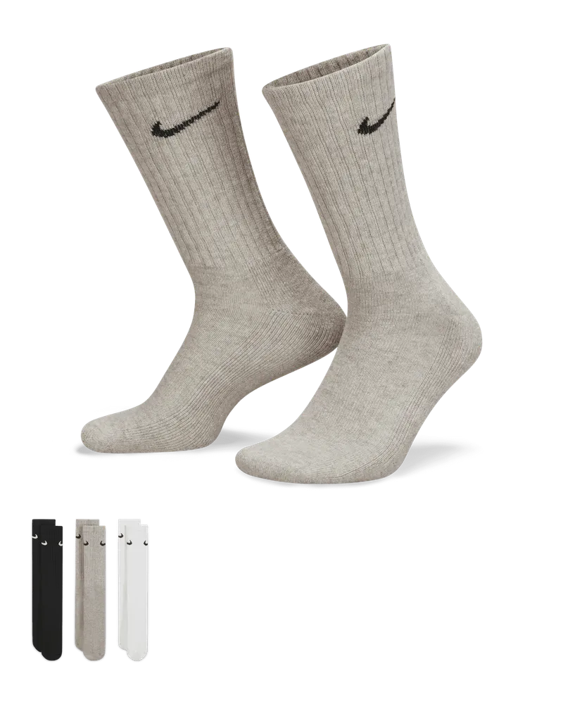 Nike Cushioned Crew-Trainingssocken (3 Paar) - Multi-Color Multi-color