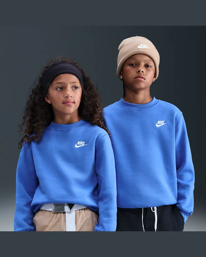Nike Sportswear Club Fleece Sweatshirt für ältere Kinder - Blau Blau