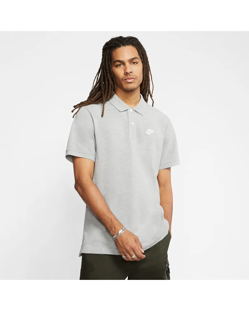 Nike Herren-Poloshirt - Grau Grau