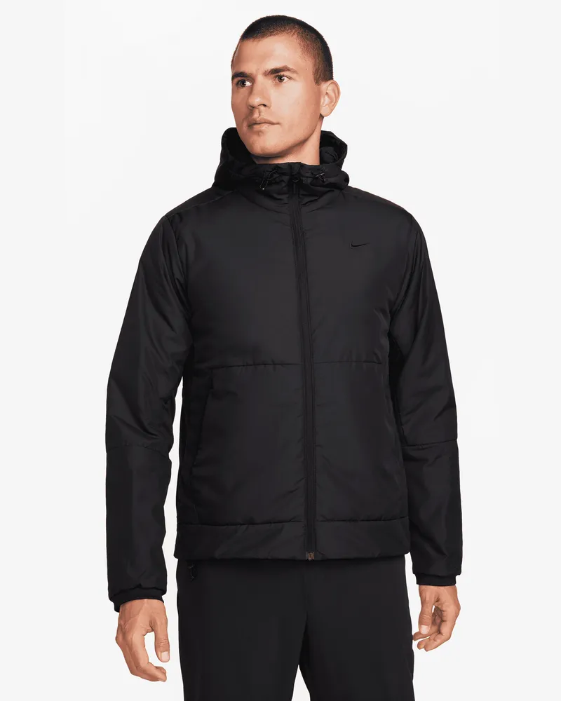Nike Unlimited vielseitige Therma-FIT-Jacke für Herren - Schwarz Schwarz