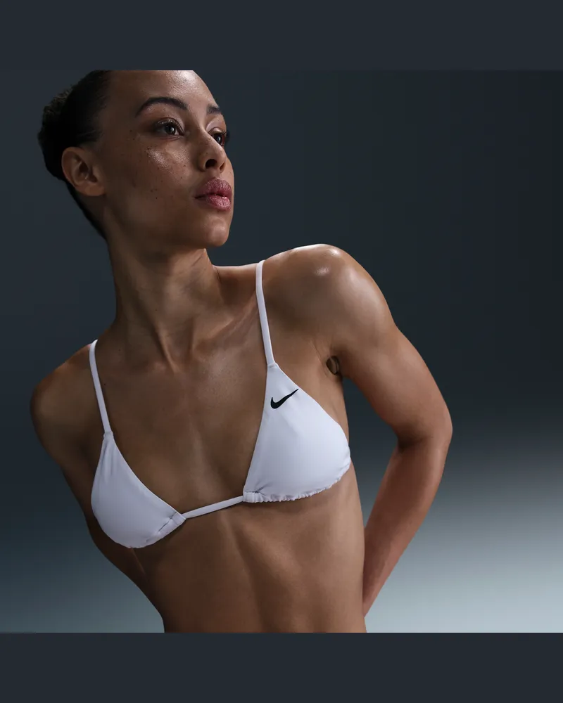 Nike Swim Essential Triangel-Bikinioberteil (Damen) - Weiß Weiß