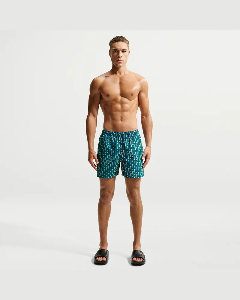 Nike Swim Breaker Volley Badeshorts (ca. 12,5 cm) mit integriertem Slip (Herren) - Blau Blau