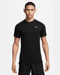 Nike Flex Rep Dri-FIT Kurzarm-Fitness-Top für Herren - Schwarz Schwarz