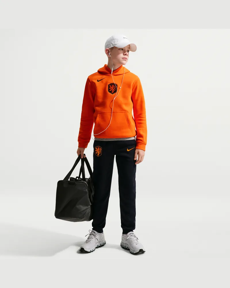 Nike Niederlande Club Fleece  Fußball-Jogger (ältere Kinder, Jungen) - Schwarz Schwarz