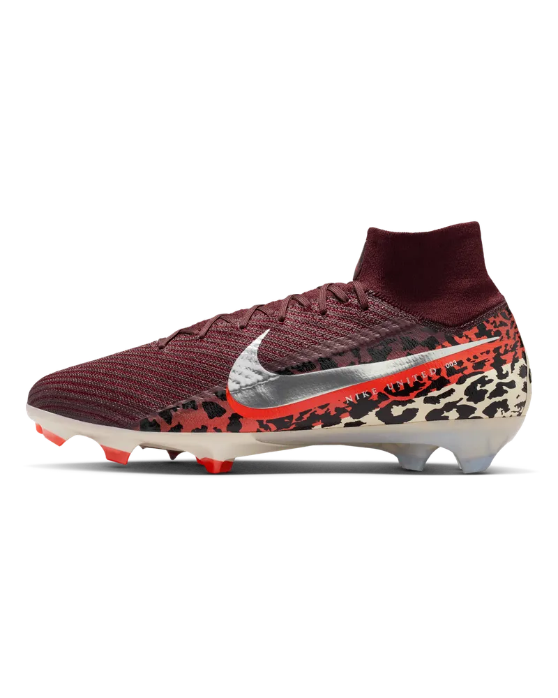 Nike United Superfly 10 Elite High-Top-Fußballschuh für normalen Rasen - Rot Rot