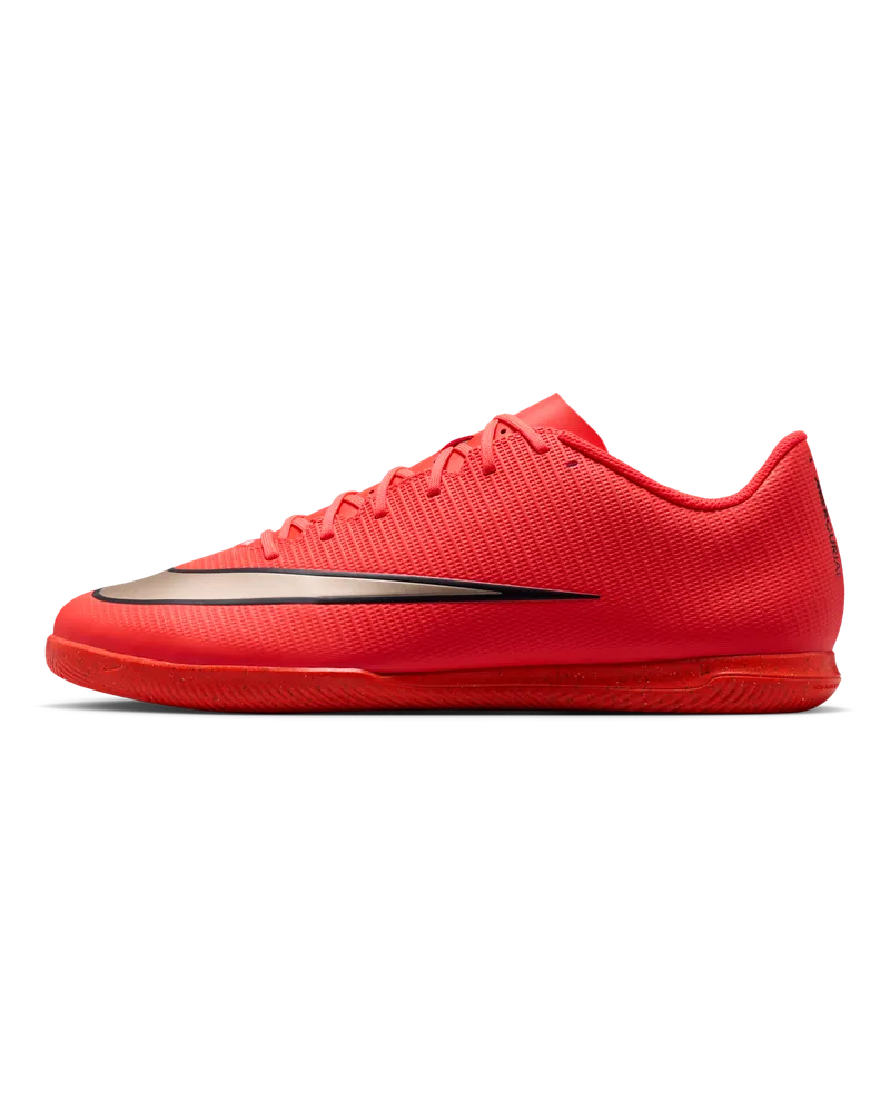 Nike Mercurial Vapor 17 Club Low-Top-Fußballschuh für Hallen- und Hartplätze - Rot Rot