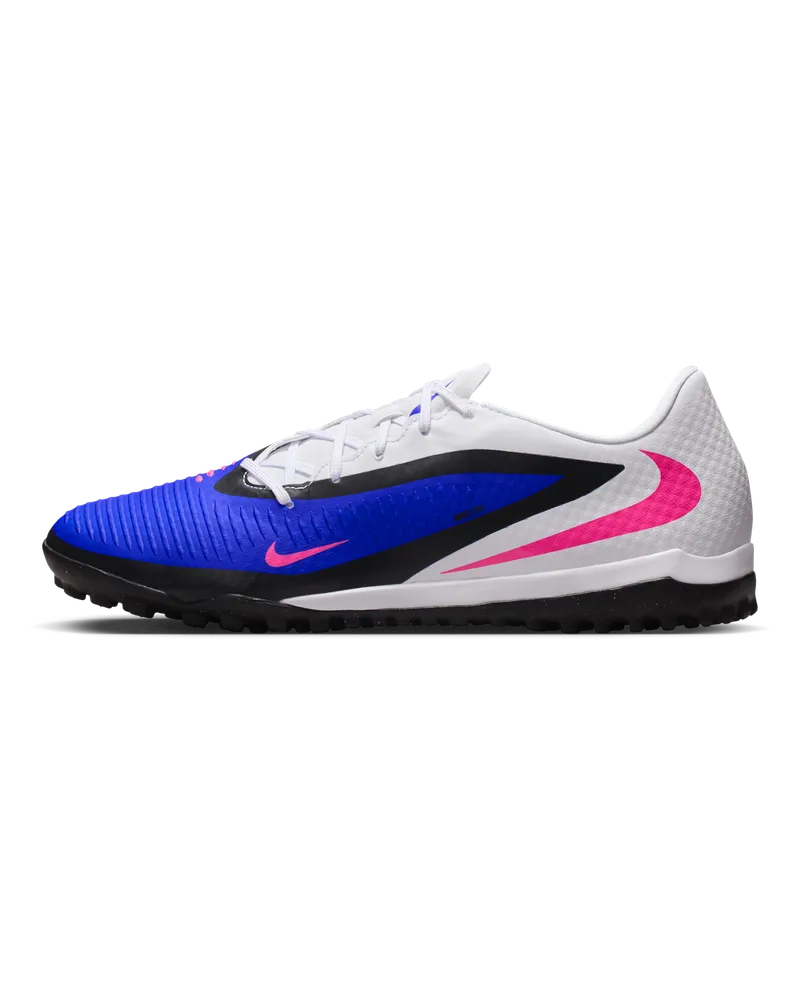 Nike Phantom 6 Low Academy Fußballschuh für Turf - Blau Blau
