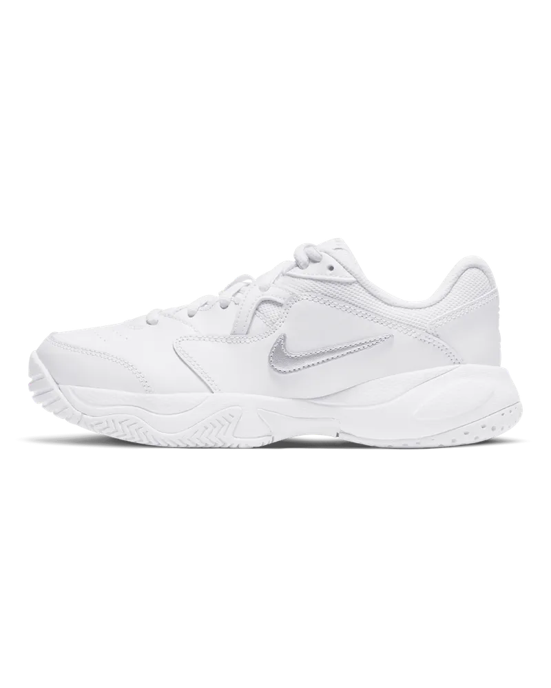 Nike Court Jr. Lite 2 Tennisschuh (ältere Kinder) - Weiß Weiß
