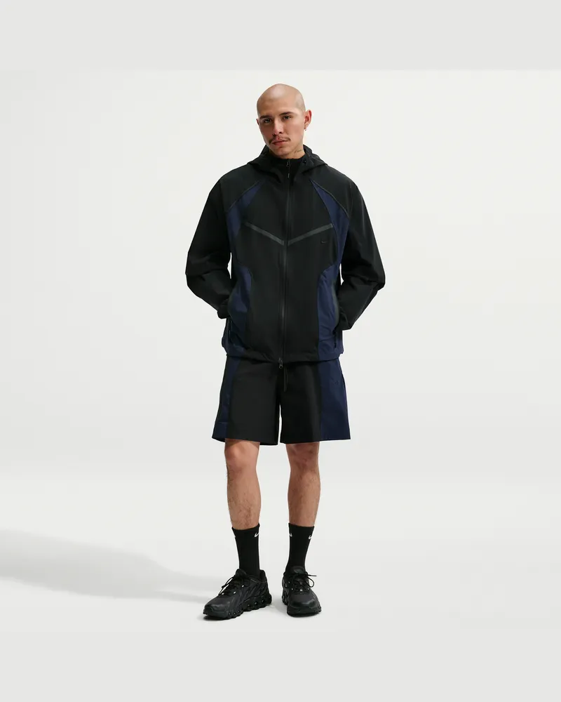 Nike Tech Dri-FIT Webshorts mit Blockfarben (Herren) - Schwarz Schwarz