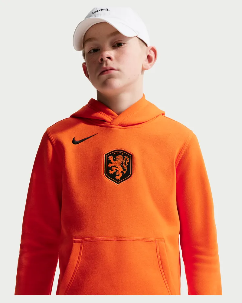 Nike Niederlande Club  Fußball-Hoodie für ältere Kinder (Jungen) - Orange Orange