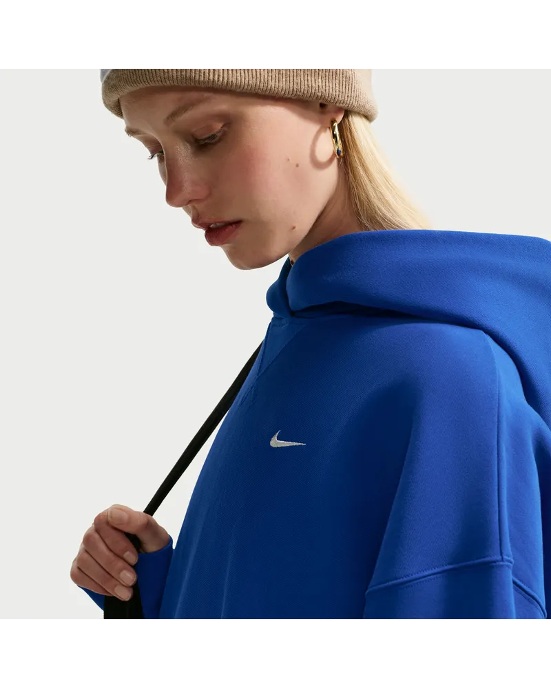 Nike Studio Fleece Heavyweight Oversize-Kapuzenpullover (Damen) - Blau Blau