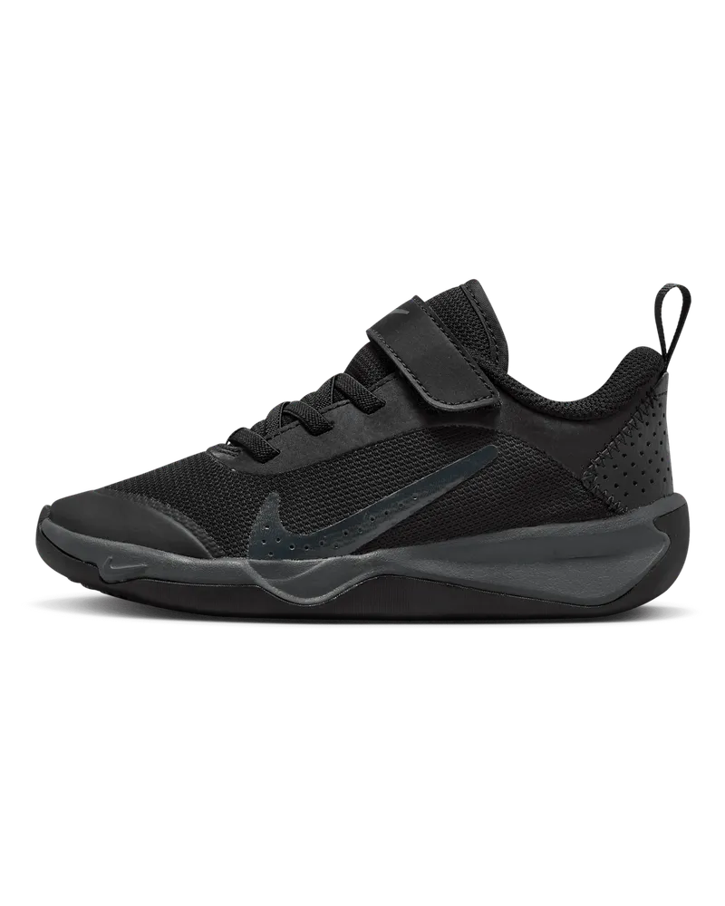 Nike Omni Multi-Court Schuh für jüngere Kinder - Schwarz Schwarz
