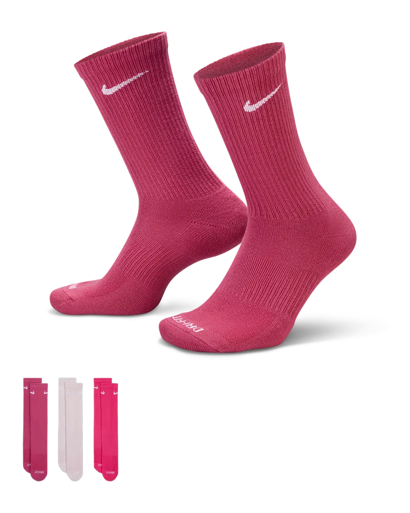 Nike Everyday Plus Cushioned Crew-Trainingssocken (3 Paar) - Multi-Color Multi-color