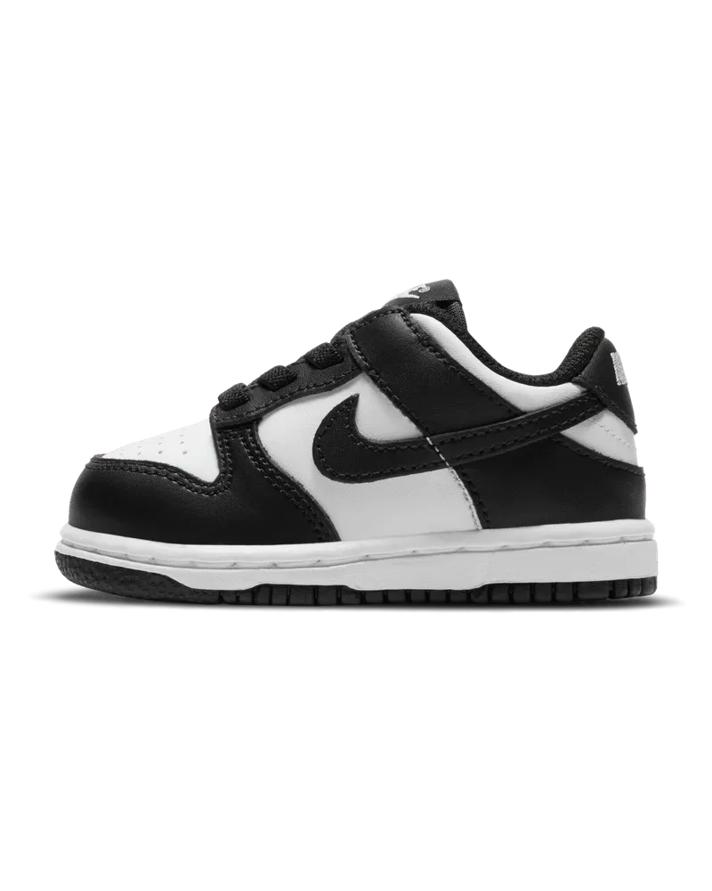 Nike Panda Dunk Low Schuh für Babys und Kleinkinder - Weiß Weiß