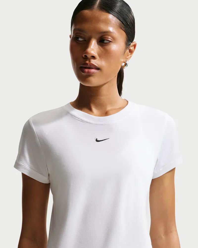 Nike Chill Knit Damen-T-Shirt - Weiß Weiß