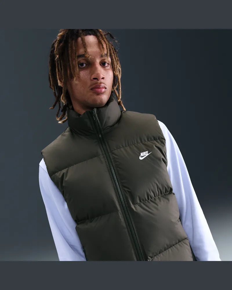 Nike Club Therma-FIT Daunen-Pufferweste (Herren) - Grün Grün