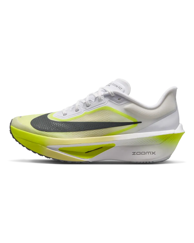 Nike Zoom Fly 6 Straßenlaufschuh für Wettkämpfe (Herren) - Weiß Weiß