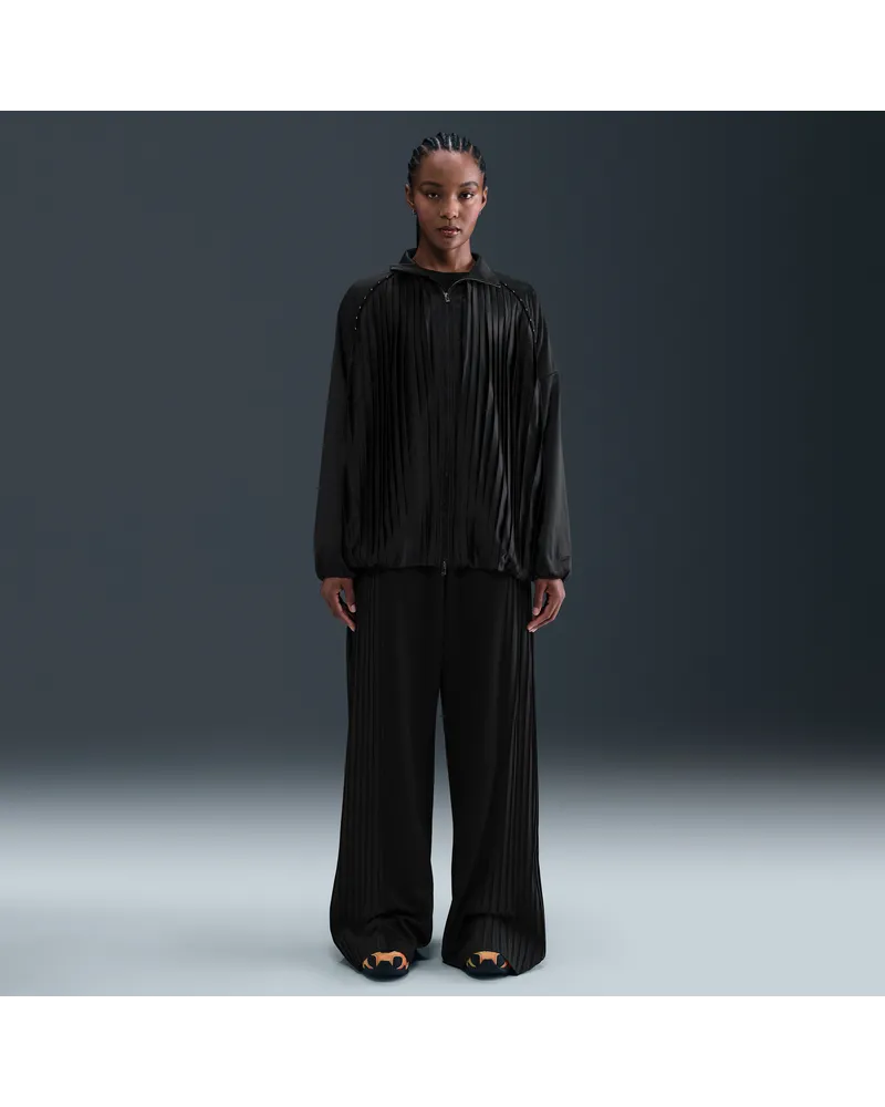 Nike Damenhose mit Falten - Schwarz Schwarz