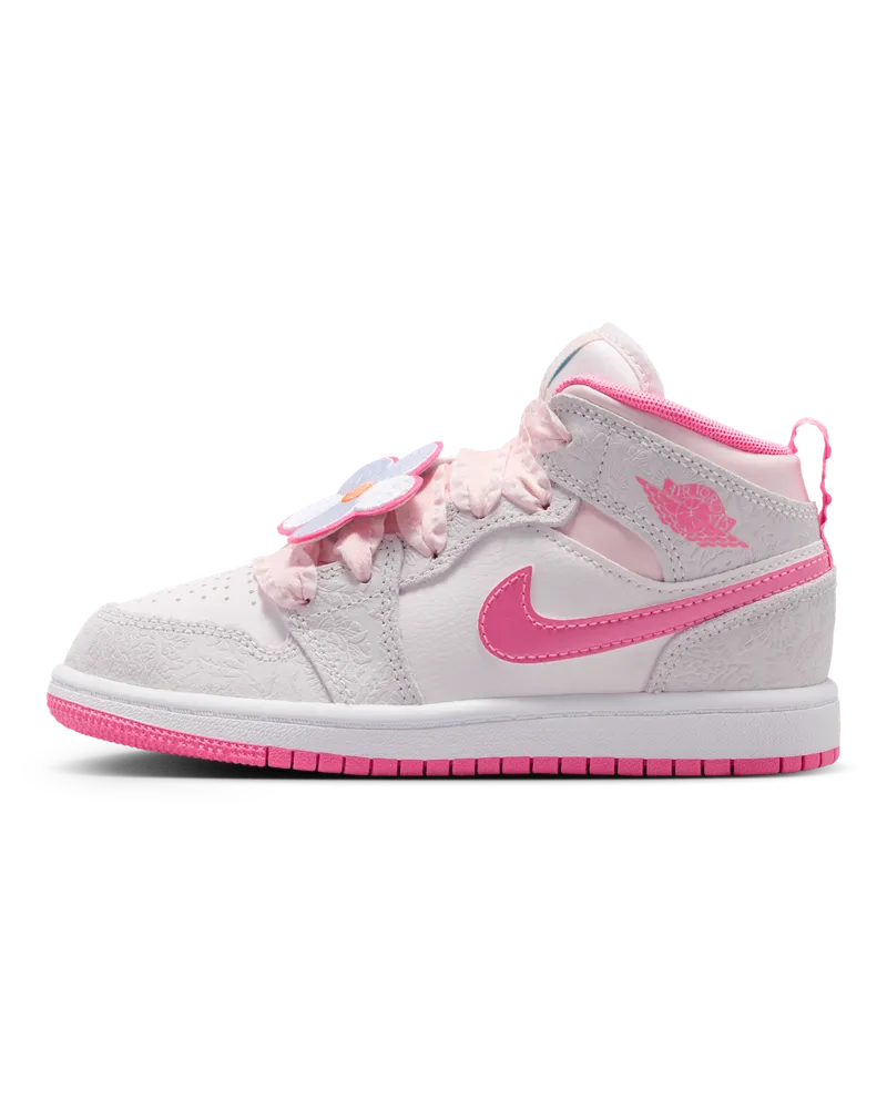 Jordan 1 Mid SE Schuh (jüngere Kinder) - Grau Grau