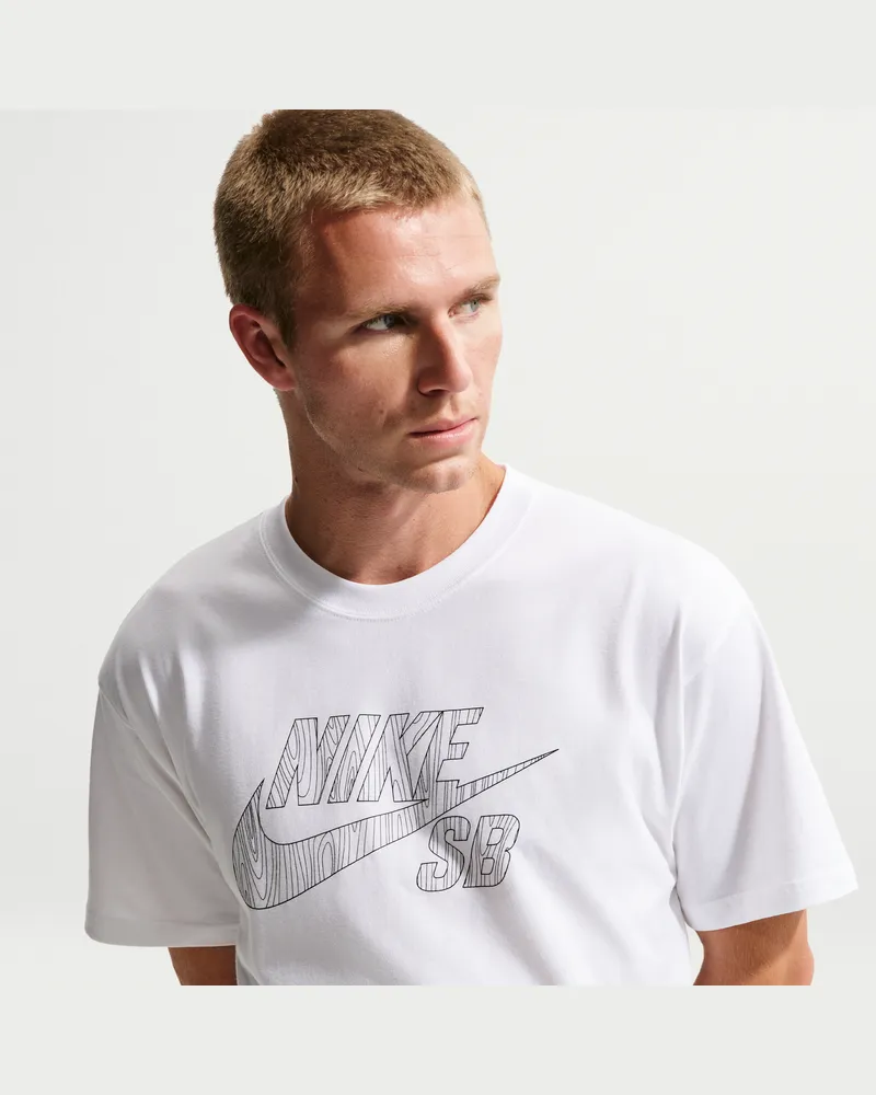 Nike SB Skate-T-Shirt - Weiß Weiß
