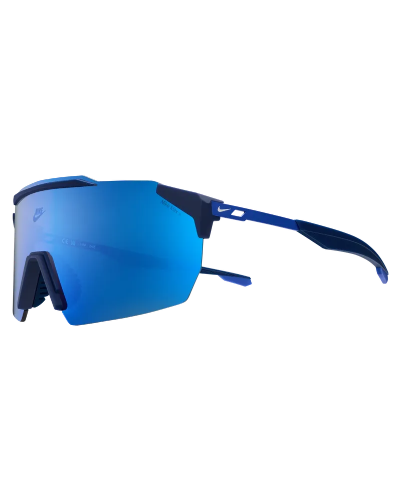 Nike Limitless Shield verspiegelte Sonnenbrille - Blau Blau