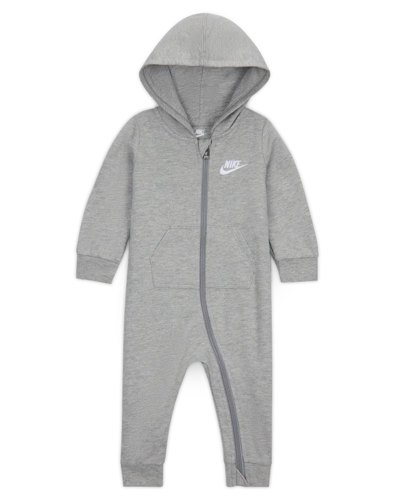 Nike Futura French-Terry-Overall für Babys (0–9 Monate) - Grau Grau