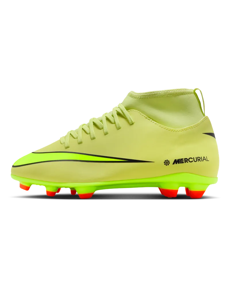 Nike Jr. Mercurial Superfly 10 Club High-Top-Fußballschuh für verschiedene Böden (jüngere/ältere Kinder) - Grün Grün