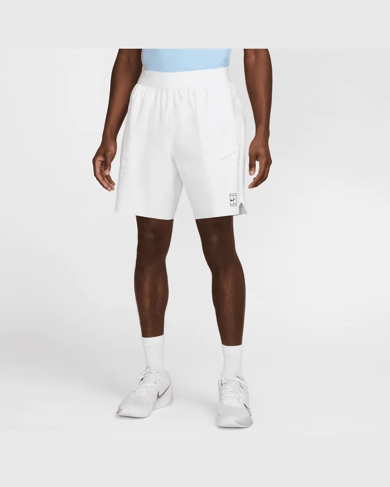 Nike Court Advantage Dri-FIT Tennisshorts (Herren, ca. 20,5 cm) - Weiß