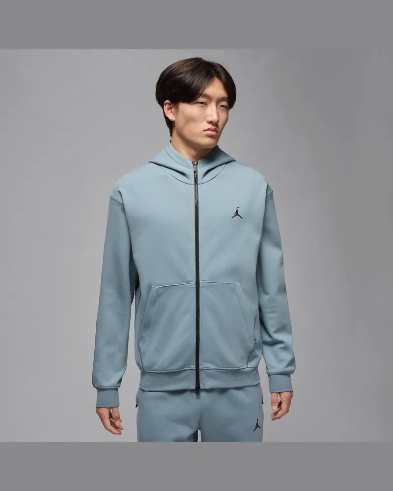 Jordan Sport Hoop Fleece Dri-FIT-Hoodie mit durchgehendem Reißverschluss (Herren) - Grau Grau