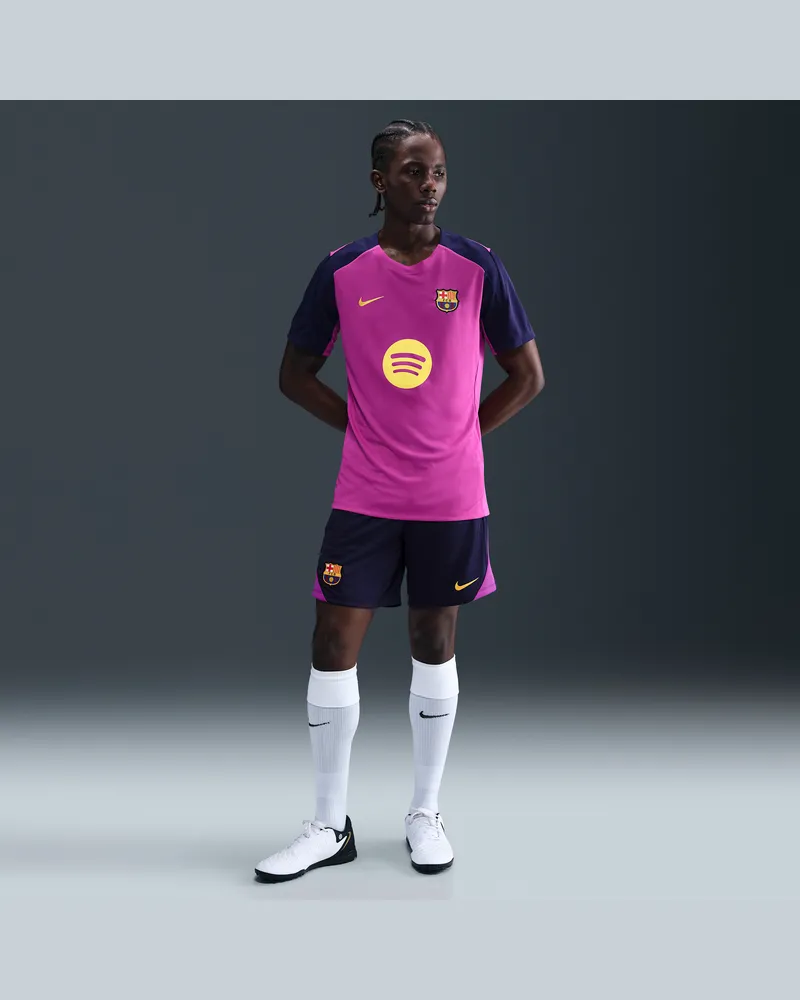 Nike FC Barcelona Strike  Dri-FIT Strick-Fußballshorts (Herren) - Lila Lila