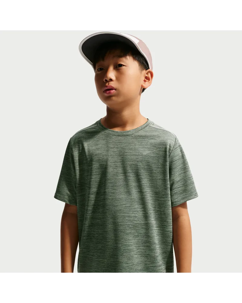 Nike Miler Dri-FIT Kurzarmshirt (ältere Kinder) - Grün Grün