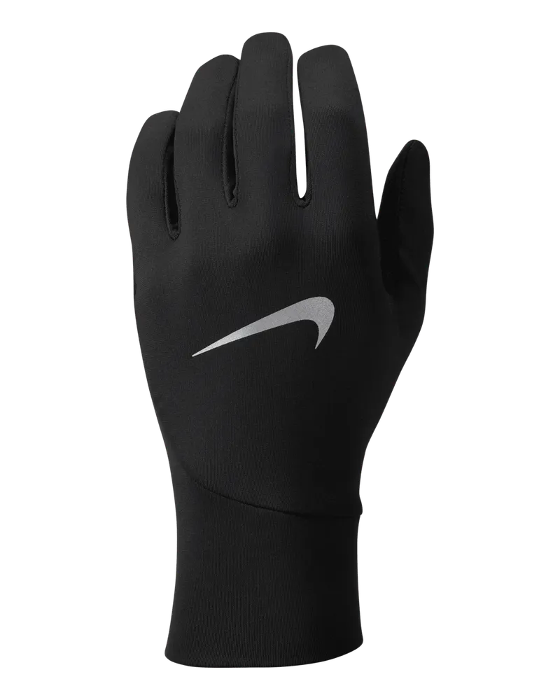 Nike Pacer leichte Therma-FIT Laufhandschuhe (Herren) - Schwarz Schwarz
